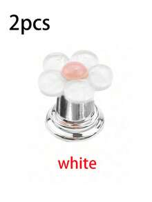 3-1 件花卉卡通马桶冲水手柄、花形马桶冲水按钮、马桶水箱按钮、花形马桶按压器、马桶冲水按钮推杆工具、创意花朵抽屉柜拉手 - 轻松按压，时尚浴室配件，优雅触感，适合长钉设计