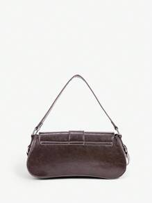 SHEIN X Lucía Bellido SHEIN SXY 女士单肩包、流浪包、流苏、铆钉、酷炫、时尚、街头、简约、个性、百搭、适合约会、日常、购物、下午茶 - 咖啡 - 查看 6