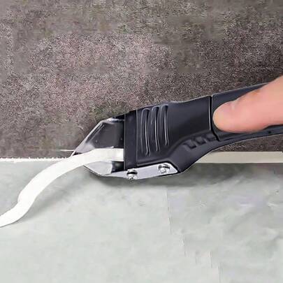 1/2pcs 20cm Stainless Steel Plastic Cleaning Scraper, Used For Filling Seams, Glass And Seam Sealing Scraper Cleaning Tools, Suitable For Kitchen, Bathroom, Floor Gap Cleaning, Home Decoration Tools