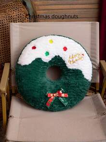 1 Stück dekorativer Lebkuchenmann Ornament mit braunem und weißem Zuckerguss-Muster, Weihnachts-Feiertags-Heimdekoration, Winterzeit, Festliche Party Geschenkidee, Strumpfhalter, Vintage-Stil, handgefertigt, saisonale Dekoration, süßes Design, Wandbehang, Baumschmuck, festliche Accessoires