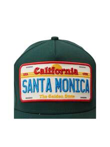 New Era LICENSE PLATE EFRAME USA CALIFORNIA CAP - Dark Green - View 4