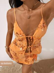 Opulessa Vacation Woven Orange Sequin Embroidered Women's Camisole,Fall Outfits Women,Winter Clothes For Women,Halloween Costumes,Fairycore,Business Casual Woman,Elegant Sexy Party Date Night Outfits Women,Wedding Guest Dress Women