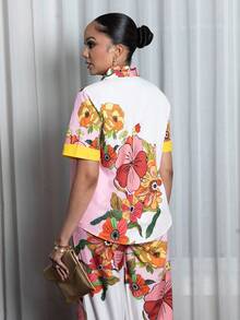 Melissa Matos 女士日常两件套服装 - 黃色 - 查看 4