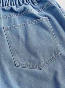 Comfortcana Quần jean ống rộng, thường ngày, có túi và dây buộc bên hông, quần jean ống rộng Y2k, quần jean quá khổ, quần jean nơ, quần ống rộng cho nữ, quần áo mùa thu cho nữ, quần jean mùa thu cho nữ, quần ống rộng cho nữ, đồ ăn trưa cho nữ, quần denim cho nữ, quần jean cạp cao, quần ống rộng cho nữ - Rửa trung bình - Xem 6