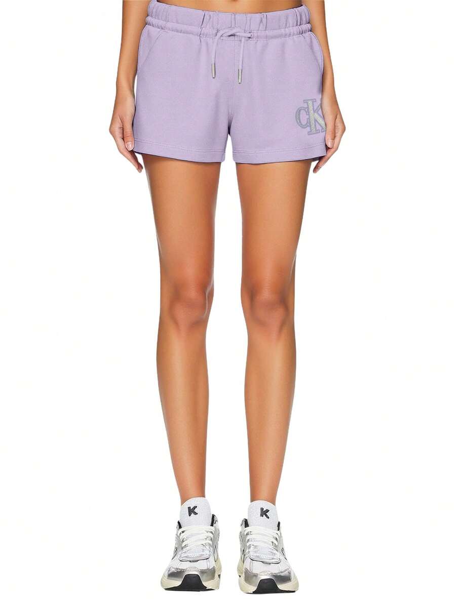 Calvin Klein Tween Girls Shorts - Purple - View 1