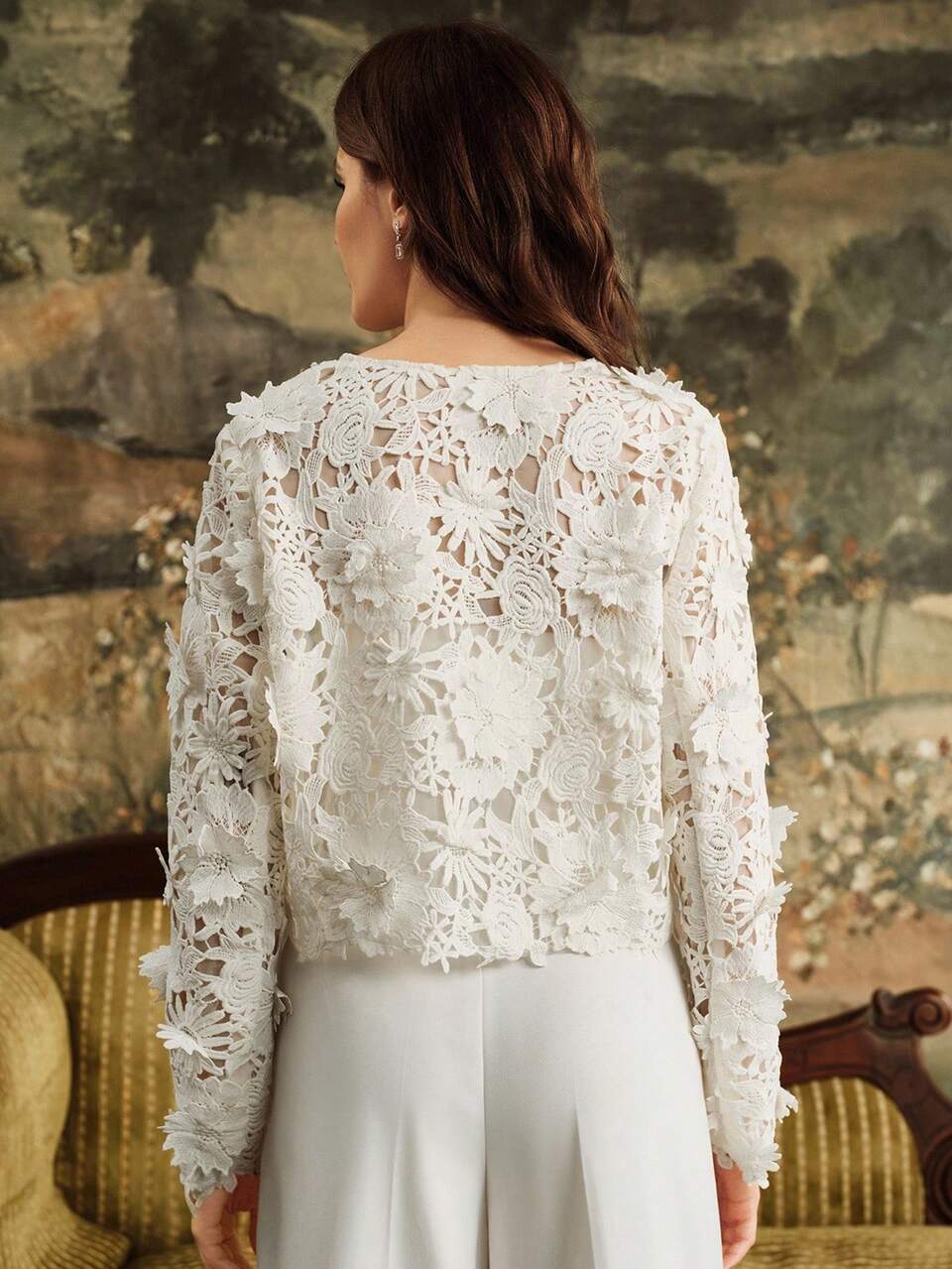 Women's Autumn 3D Floral High-End Jacket