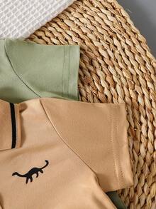 2-5 件套新款婴儿 Polo 衫短袖套装，时尚婴幼儿夏季服装套装 - 彩色 - 查看 6