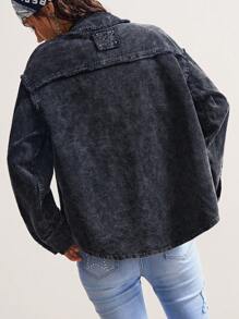 Bohemela 秋冬波西米亚风休闲度假梭织长袖宽松女士常规夹克 - 彩色 - 查看 8