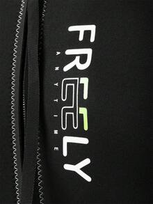 Manfinity KASUA 男士专业潜水服字母印花立领插肩袖连体裤男式泳衣潜水服冲浪服沙滩潜水防护泳衣健身游泳 - 黑色 - 查看 7