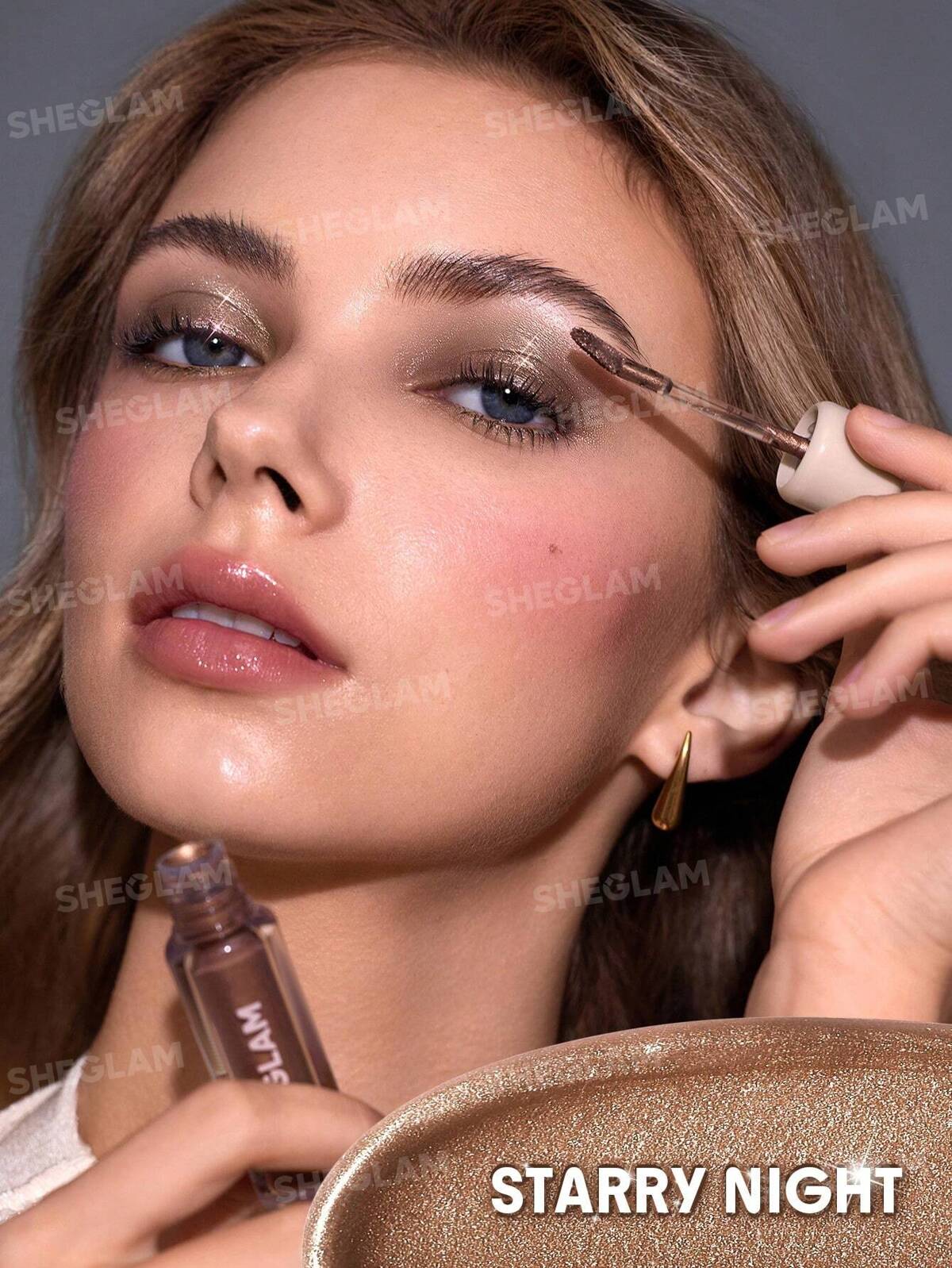 Airglow Eye Tint-Starry Night Graduation Birthday Holiday Summer Fall Autumn Y2K Fancy Fashion Women Makeup Cosmetic Party Beach Travel Camping Outdoors School Campus Trip Festivals Decor Gift Present Rose Girl Cosplay Best Color Charm Vibe