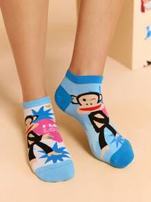 Paul Frank X SHEIN 女士短袜 - 彩色 - 查看 6