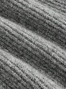 Skyraze Women's Faux Pearl Solid Off Shoulder Casual Sweater Jumpers Back-To-School Clothing Casual Daily Wear,Tops,Brunch Women,Renaissance Fair,Concert Women,Vacation Style Music Festival Autumn Winter Clothes For Women - Grey - View 4