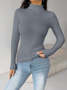 EURMUSE 3pcs Turtle Neck Ribbed Knit Sweater,Jumper,Jumpers For Women,Cream Jumper,Jumpers,Christmas Jumper,White Jumper,Black Jumper,Ladies Jumper,Tall In Women,Women's Jumpers - Multicolor - View 6