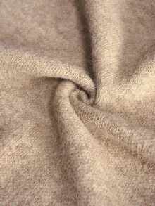 Veslaya Áo khoác cardigan dệt kim dài tay màu kaki trơn, dáng rộng, khóa kéo phía trước, dành cho nữ, phù hợp cho mùa Thu/Đông, thanh lịch, dự tiệc, hẹn hò, mặc hàng ngày, dạo phố và ở nhà - A - Màu Khaki - Xem 7