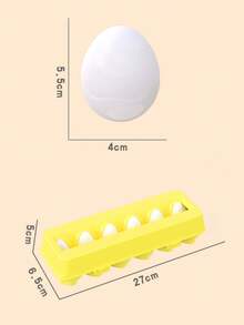 Zazumi Baby Number Matching Eggs Montessori Counting Toys For Toddlers Math Learning Educational Sorting Puzzle With Digital Recognition 1-10 Fine Motor Skills Toy Gift For 1 2 3 Year Old Boys Girls (12+ Months) - Multicolor - View 3