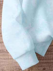 Girls' Casual Cute Cartoon Blue Rabbit Pattern Printed Pullover Sweatshirt Cute Hoodies For Girls Tween Girl Clothes Hoodie Cute Hoodies For Tweens Girls Hoodies Bunny Hoodies For Girls Fall Winter