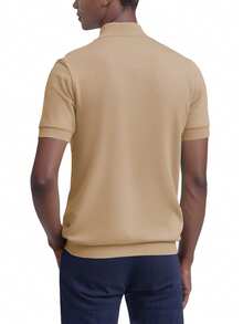 Men Polo Shirts - Brown - View 2
