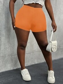 Zolique 女式骷髅手印花弹性腰部休闲短款紧身裤