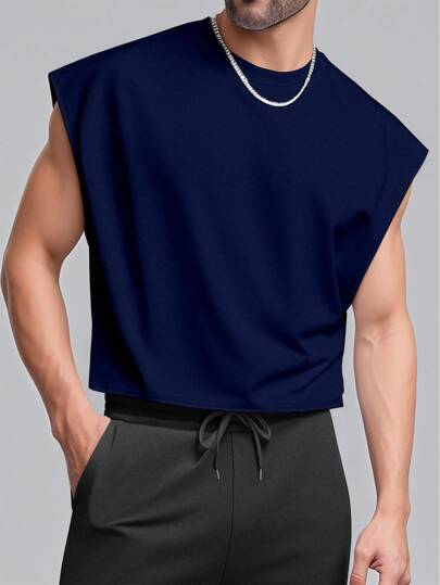 Manfinity Dauomo 男士时尚简约休闲背心，夏季百搭