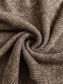 SHEIN Fall Clothes,Autumn Clothes,Maternity Autumn Clothes Maternity Maternity2pcs Maternity Long Sleeve Top And Pants Breastfeeding Set - Camel - View 7