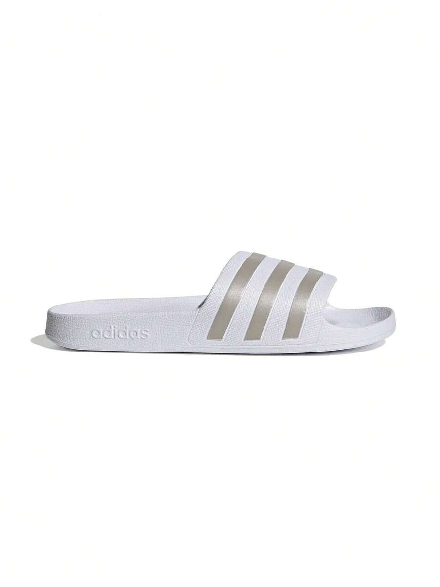 Adidas 男士人字拖 - 白色鉑金金屬色 - 查看 1