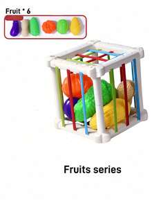 Zazumi 6 件/套 4.53 * 4.53 英寸紧凑尺寸多功能教育堆叠玩具彩虹色几何形状识别精细运动技能训练感官游戏 STEM 学习玩具蒙特梭利教室学前礼物生日圣诞节节日派对（三个系列可供选择）