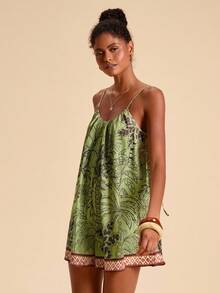 Travachic 女士度假印花宽松连体裤 - 彩色 - 查看 7