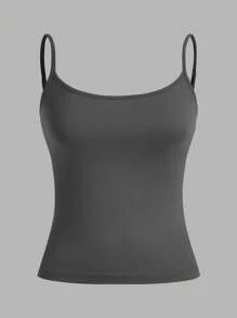 SHEIN EZwear 3pcs Casual Camisole Set, Versatile Slim Fit Tank Top For Women, Suitable For Summer