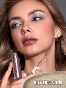 SHEGLAM Airglow Tinta Occhi-Silver Lining Marchio Bellezza Trucco Cosmetico Per Donne Ragazze Perfetto Per Autunno Inverno Ideale Per Y2K Elegante Moda Adatto Per Compleanno Natale Presente Festa Pronto Migliore Colore