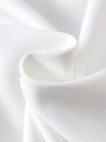 Paul Frank X SHEIN 3 件装男士卡通猴子印花撞色腰带缝线细节舒适平角内裤 - 白色 - 查看 4