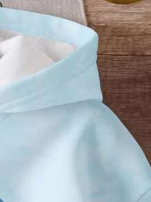 Girls' Casual Cute Cartoon Blue Rabbit Pattern Printed Pullover Sweatshirt Cute Hoodies For Girls Tween Girl Clothes Hoodie Cute Hoodies For Tweens Girls Hoodies Bunny Hoodies For Girls Fall Winter