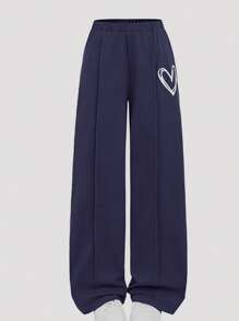 SHEIN Girlism 青少年女孩 2 件套休闲宽松针织圆领插肩袖褶皱图案 T 恤和短裤套装，适合日常穿着、返校、假期、家庭户外春季野餐和各种场合