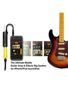 Guitar Interface I-Rig Converter Replacement Guitar For Phone Guitar Audio Interface Guitar Tuner Guitar Line I-Rig Converter Guitar Accessories - Black - View 7