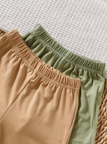 2-5 件套新款婴儿 Polo 衫短袖套装，时尚婴幼儿夏季服装套装 - 彩色 - 查看 5