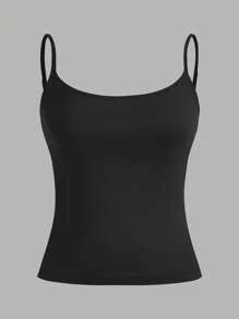 SHEIN EZwear 3pcs Casual Camisole Set, Versatile Slim Fit Tank Top For Women, Suitable For Summer
