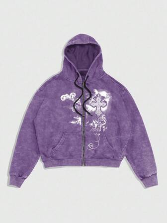 Street Life Men's Casual Long Sleeve Zip-Up Sweatshirt , Fall