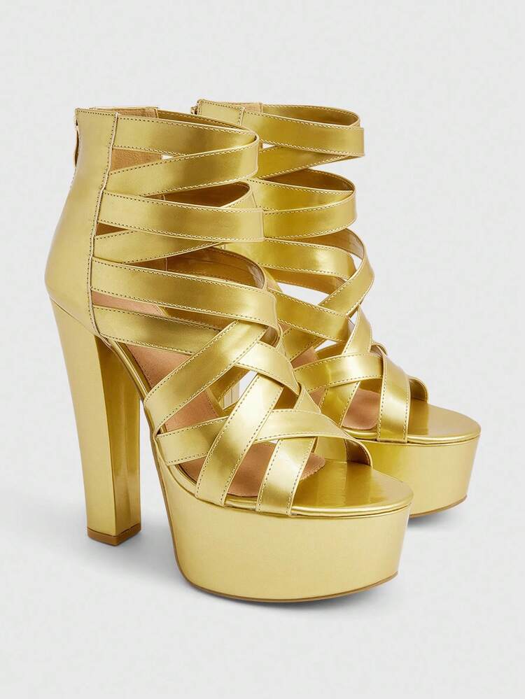 CUCCOO LuxiPop Women Shoes Women's And Ankle Boots And Booties Platform Shoes Nightclub Style Wear Sexy Fashion Wear Back To School Wear Halloween Christmas Party Wear