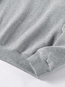 EMERY ROSE Plus Size Women's Letter Print Hot Selling Round Neck Sweatshirt Fall Cloth For Women Winter Autumn