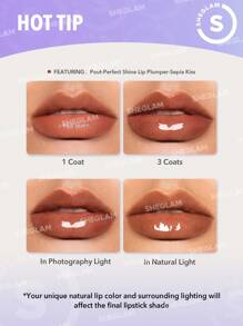 SHEGLAM Pout-Perfect Shine 豐唇膏-粉紅色火烈鳥保濕豐唇固體唇彩不粘滋養豐唇精華椰子油唇膏唇部化妝品促銷粉色豐唇膏 品牌 美容 化妝 化妝品 適合女性與女孩 完美搭配夏季春季 Y2K 時尚 流行 生日 母親節禮物 假期 派對準備就緒 最佳顏色 - Pink Flamingo - 查看 9