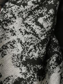 Anewsta Women's New Oriental Aesthetic Ink Painting Tassel Shawl, Suitable For Autumn, Fall, Winter, Going Out, Elegant, Formal, Party, Chic, New Year, Women's Winter Coat, Christmas, Work, Graduation, Wedding