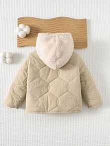 Cozy Pixies Chaqueta térmica forrada gruesa de manga larga para bebé niño, abrigo de invierno versátil y cómodo para bebés niños, chaqueta de bebé niño, chaqueta de borreguito para bebé, chaqueta de invierno para bebé, abrigo de invierno para niña pequeña, chaqueta de bebé niño, abrigo de invierno para niña pequeña, chaqueta térmica forrada para bebé niño, abrigo de invierno con capucha para bebé niño, otoño - Albaricoque - Ver 2