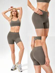 GLOWMODE 1 条装粘合高腰平角内裤日常休闲装