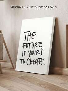 1 件时尚黑白帆布印刷墙画复古美学中性现代入口墙面装饰客厅家居装饰节日礼物无框 - 黑與白 - 查看 16