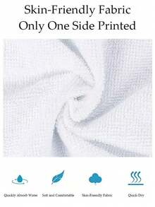 SHEIN 1条蓝色抽象条纹印花沙滩巾 - 大号，超柔软，速干，现代设计，适合海滩、游泳和夏季探险，轻盈涤纶材质，必备沙滩巾，旅行必备，旅行配件，沙滩必备 - 藍色 - 查看 5