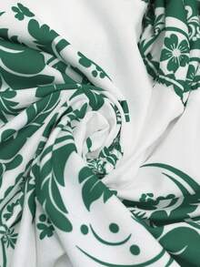 女士休闲度假长袖束腰连衣裙 - 彩色 - 查看 8