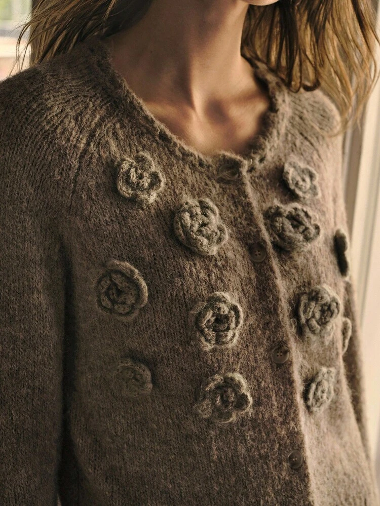 STEREO FLORAL CARDIGAN
