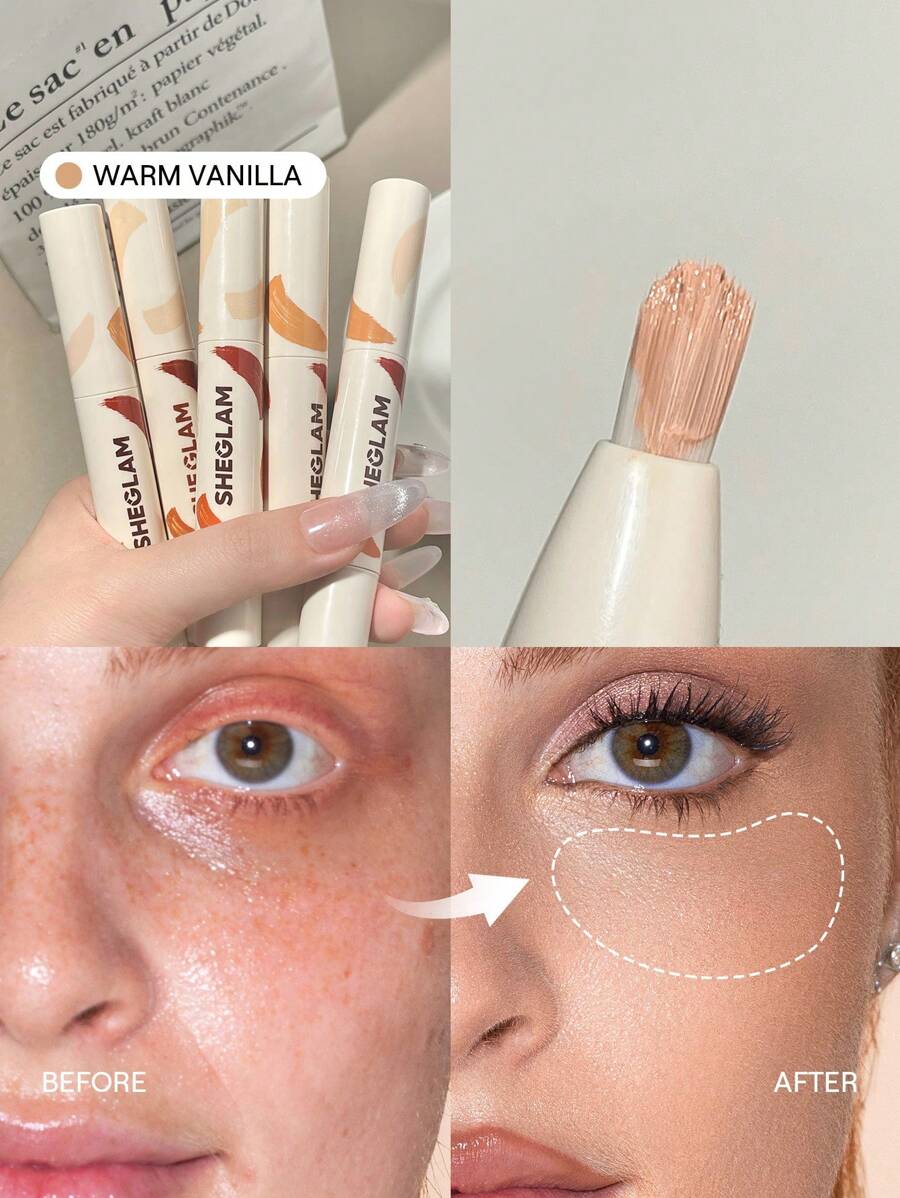 SHEGLAM Perfect Skin 高遮瑕遮瑕液-Warm Vanilla 品牌美妝化妝品 適合女士與女孩 - Warm Vanilla - 查看 1