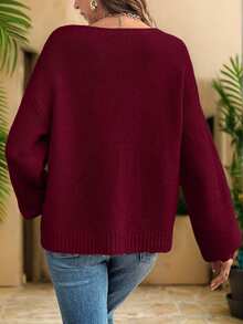 EURMUSE 女士休闲宽松系带长袖开衫，适合日常穿着