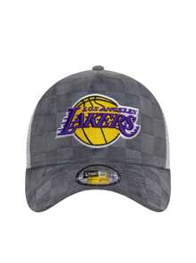 New Era TONAL CHECK TRUCKER LA LAKERS CAP - Multicolor - View 2