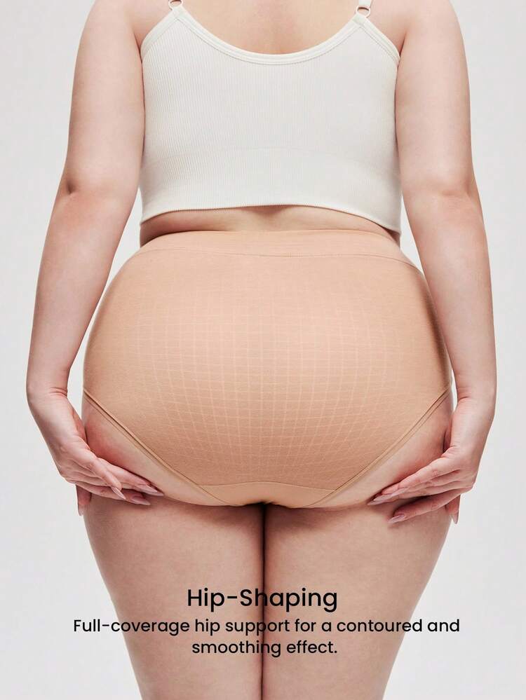 Plus 3-Pack High-Waist Briefs